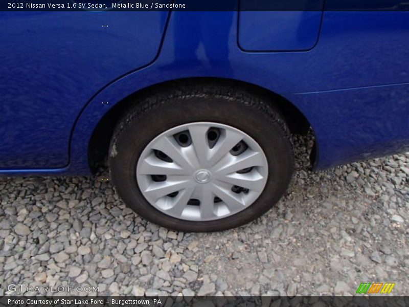Metallic Blue / Sandstone 2012 Nissan Versa 1.6 SV Sedan