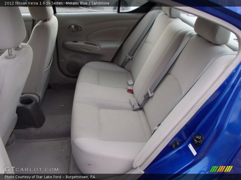Metallic Blue / Sandstone 2012 Nissan Versa 1.6 SV Sedan