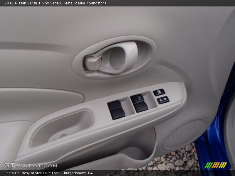 Metallic Blue / Sandstone 2012 Nissan Versa 1.6 SV Sedan