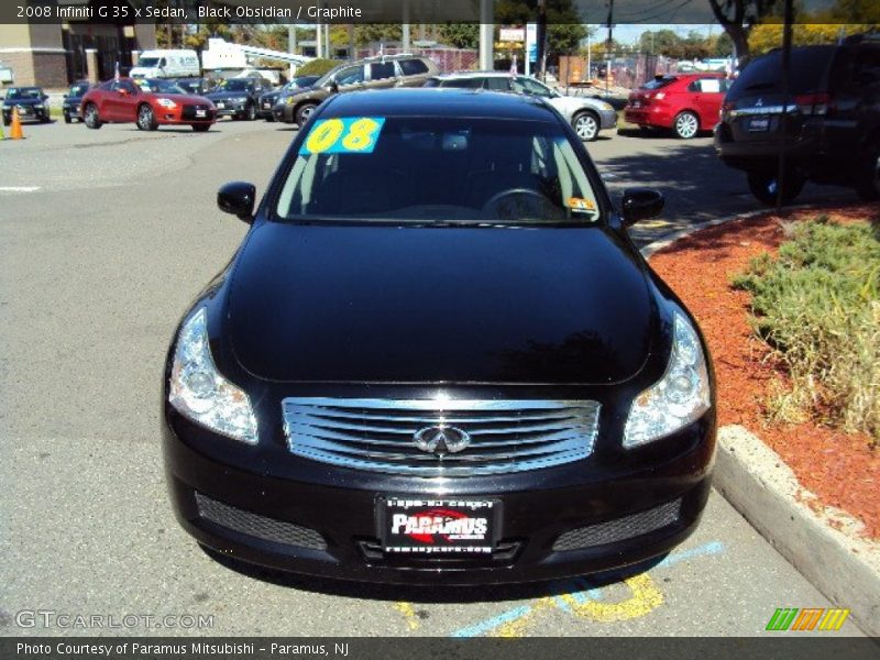 Black Obsidian / Graphite 2008 Infiniti G 35 x Sedan