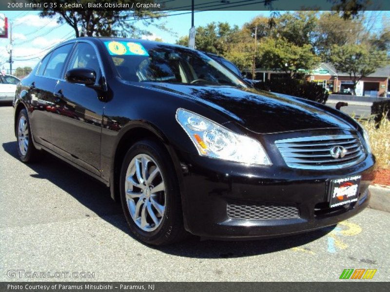 Black Obsidian / Graphite 2008 Infiniti G 35 x Sedan