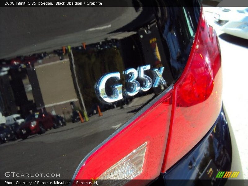 Black Obsidian / Graphite 2008 Infiniti G 35 x Sedan