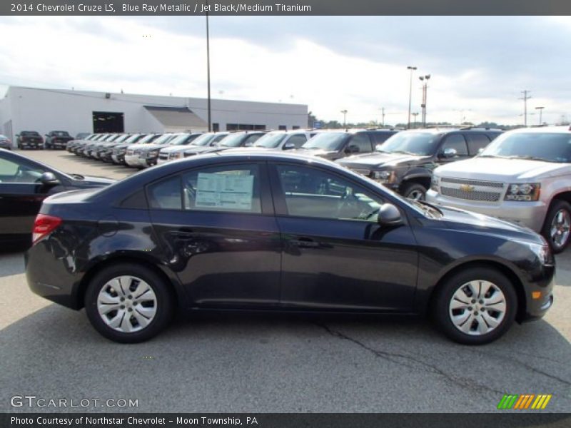 Blue Ray Metallic / Jet Black/Medium Titanium 2014 Chevrolet Cruze LS