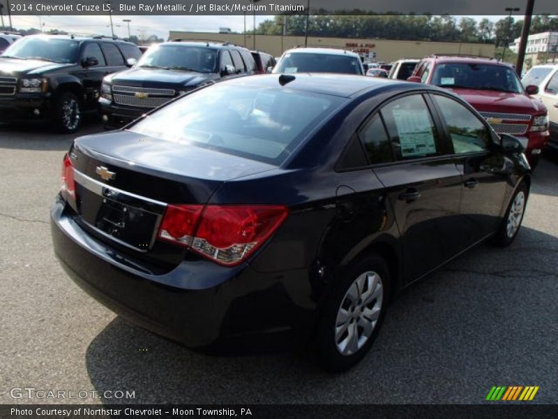 Blue Ray Metallic / Jet Black/Medium Titanium 2014 Chevrolet Cruze LS