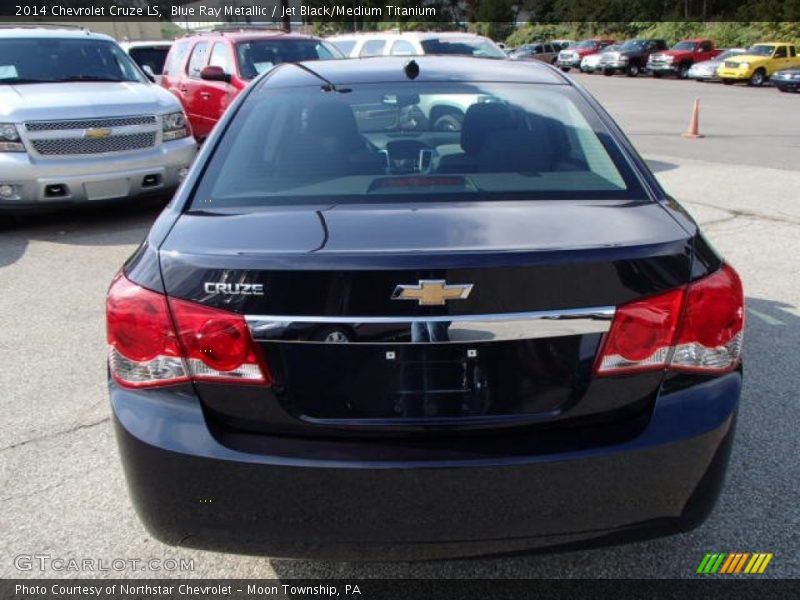 Blue Ray Metallic / Jet Black/Medium Titanium 2014 Chevrolet Cruze LS