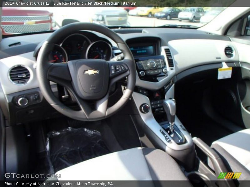 Blue Ray Metallic / Jet Black/Medium Titanium 2014 Chevrolet Cruze LS