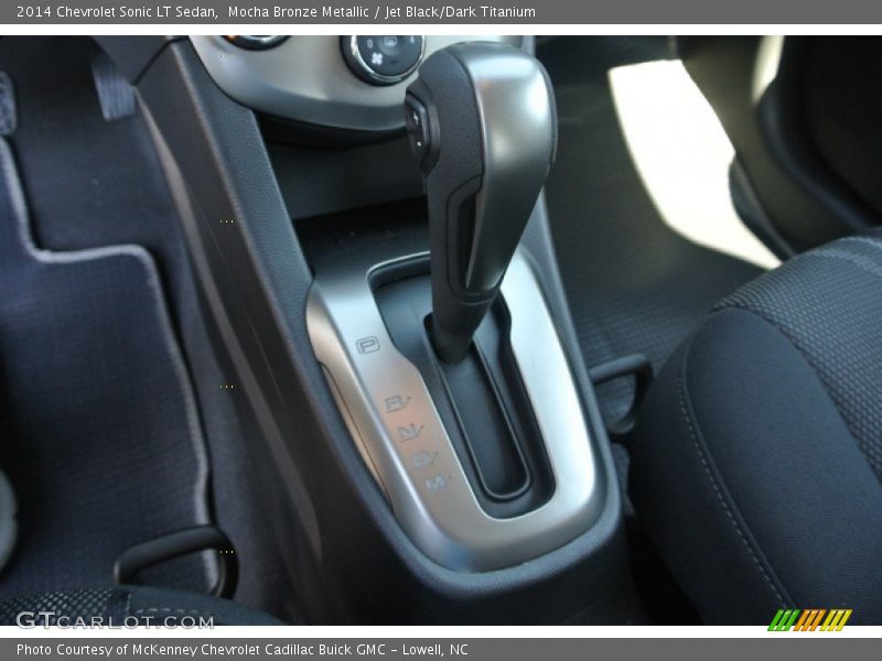 Mocha Bronze Metallic / Jet Black/Dark Titanium 2014 Chevrolet Sonic LT Sedan