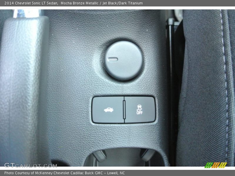 Mocha Bronze Metallic / Jet Black/Dark Titanium 2014 Chevrolet Sonic LT Sedan