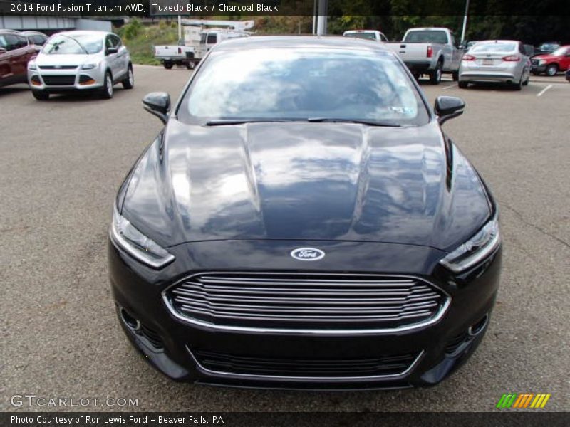 Tuxedo Black / Charcoal Black 2014 Ford Fusion Titanium AWD