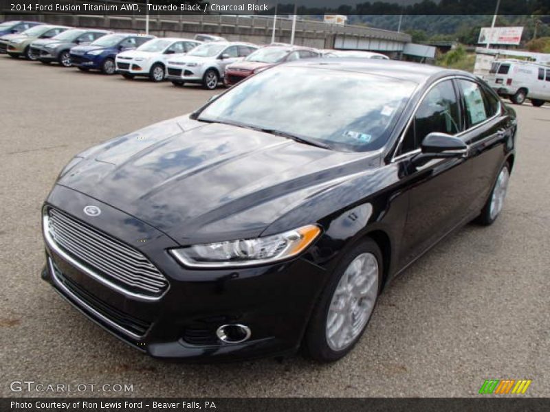Tuxedo Black / Charcoal Black 2014 Ford Fusion Titanium AWD