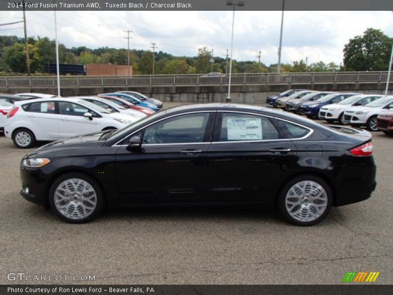 Tuxedo Black / Charcoal Black 2014 Ford Fusion Titanium AWD