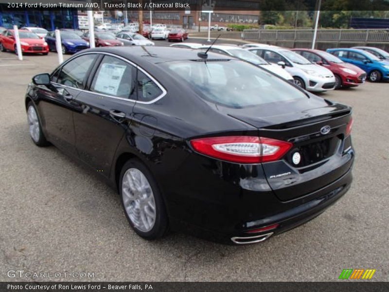 Tuxedo Black / Charcoal Black 2014 Ford Fusion Titanium AWD