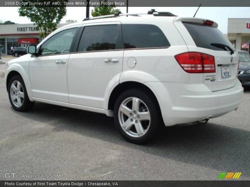 Stone White / Pastel Pebble Beige 2009 Dodge Journey R/T AWD