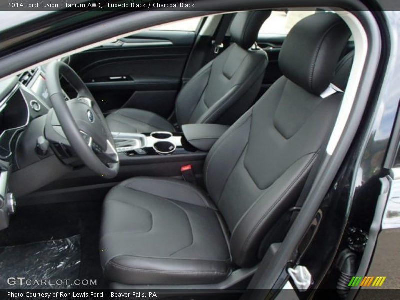 Front Seat of 2014 Fusion Titanium AWD