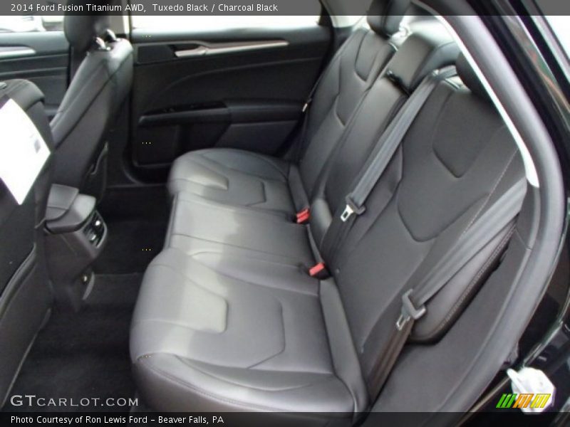 Rear Seat of 2014 Fusion Titanium AWD