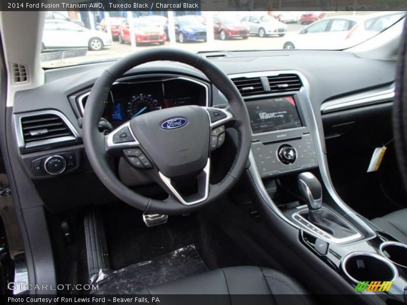 Dashboard of 2014 Fusion Titanium AWD