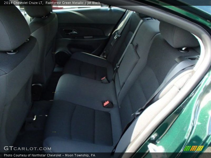 Rainforest Green Metallic / Jet Black 2014 Chevrolet Cruze LT