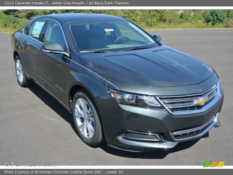 Ashen Gray Metallic / Jet Black/Dark Titanium 2014 Chevrolet Impala LT