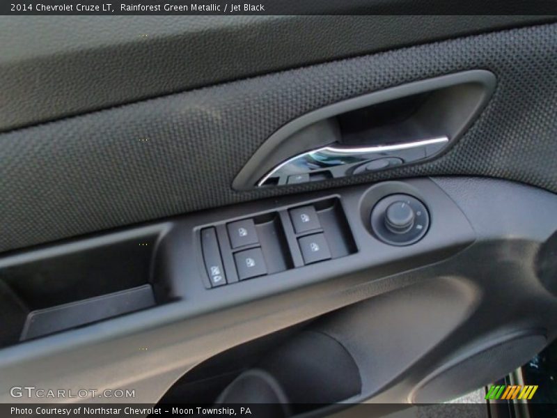 Rainforest Green Metallic / Jet Black 2014 Chevrolet Cruze LT