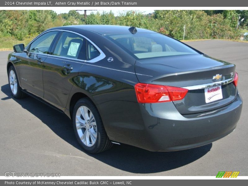 Ashen Gray Metallic / Jet Black/Dark Titanium 2014 Chevrolet Impala LT