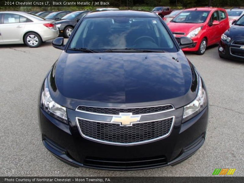 Black Granite Metallic / Jet Black 2014 Chevrolet Cruze LT