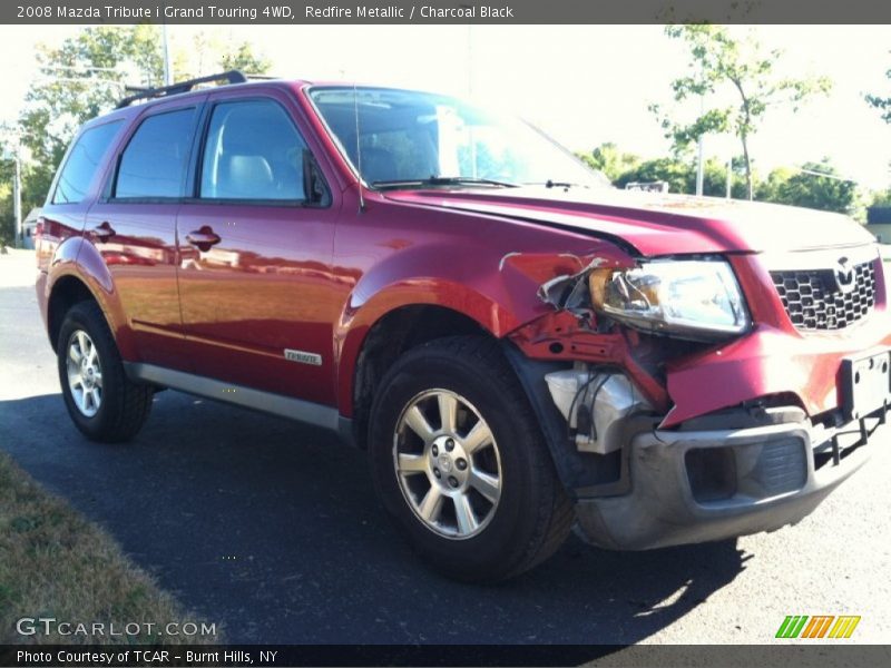 Redfire Metallic / Charcoal Black 2008 Mazda Tribute i Grand Touring 4WD