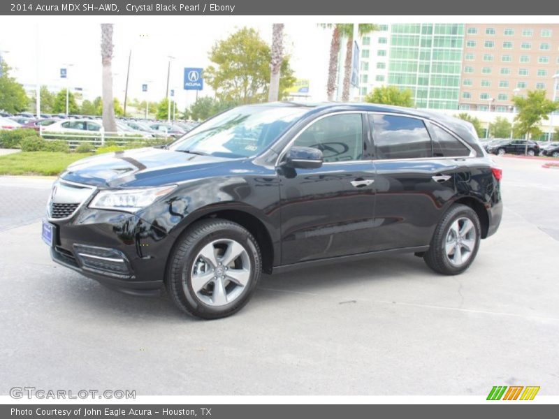 Crystal Black Pearl / Ebony 2014 Acura MDX SH-AWD