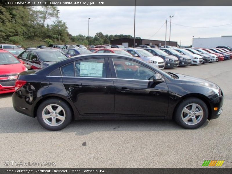 Black Granite Metallic / Jet Black 2014 Chevrolet Cruze LT