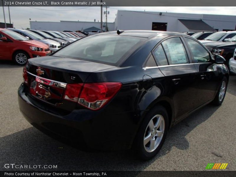 Black Granite Metallic / Jet Black 2014 Chevrolet Cruze LT