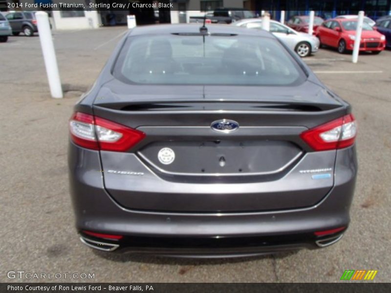 Sterling Gray / Charcoal Black 2014 Ford Fusion Titanium