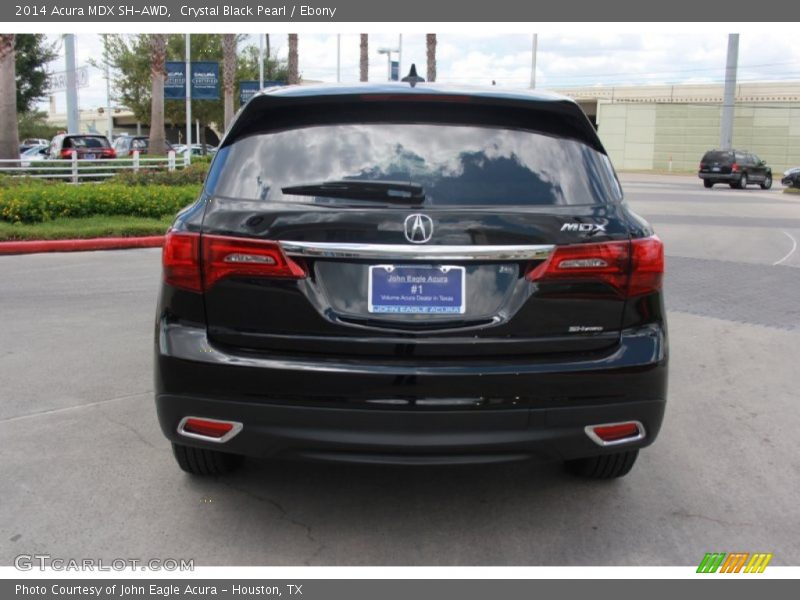 Crystal Black Pearl / Ebony 2014 Acura MDX SH-AWD