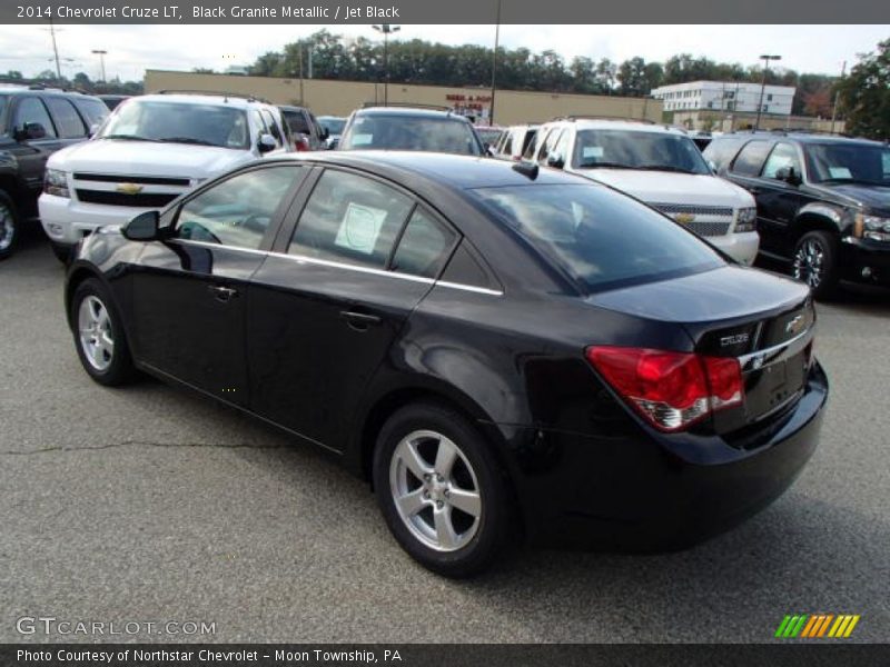 Black Granite Metallic / Jet Black 2014 Chevrolet Cruze LT