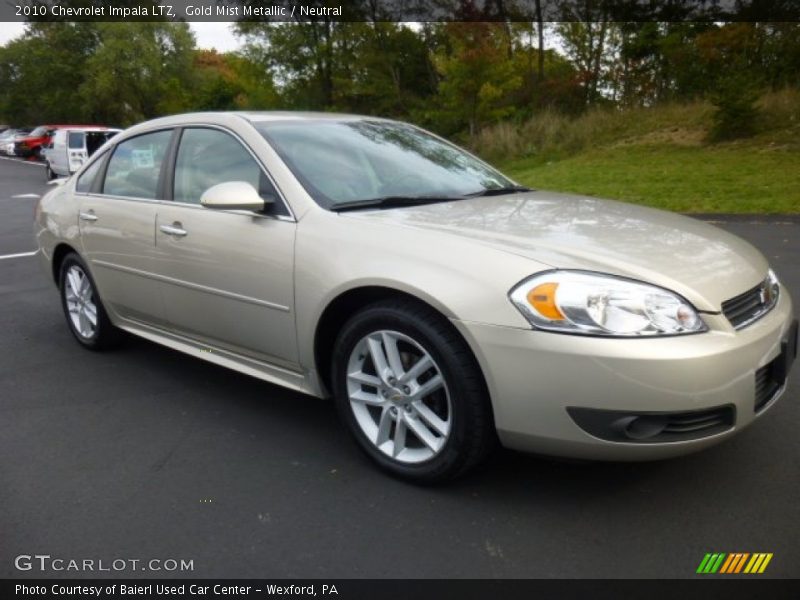Gold Mist Metallic / Neutral 2010 Chevrolet Impala LTZ