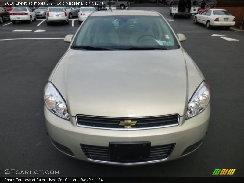 Gold Mist Metallic / Neutral 2010 Chevrolet Impala LTZ