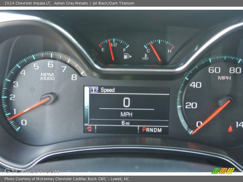 Ashen Gray Metallic / Jet Black/Dark Titanium 2014 Chevrolet Impala LT