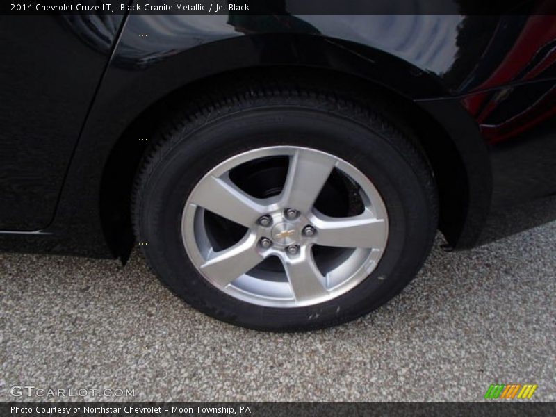 Black Granite Metallic / Jet Black 2014 Chevrolet Cruze LT
