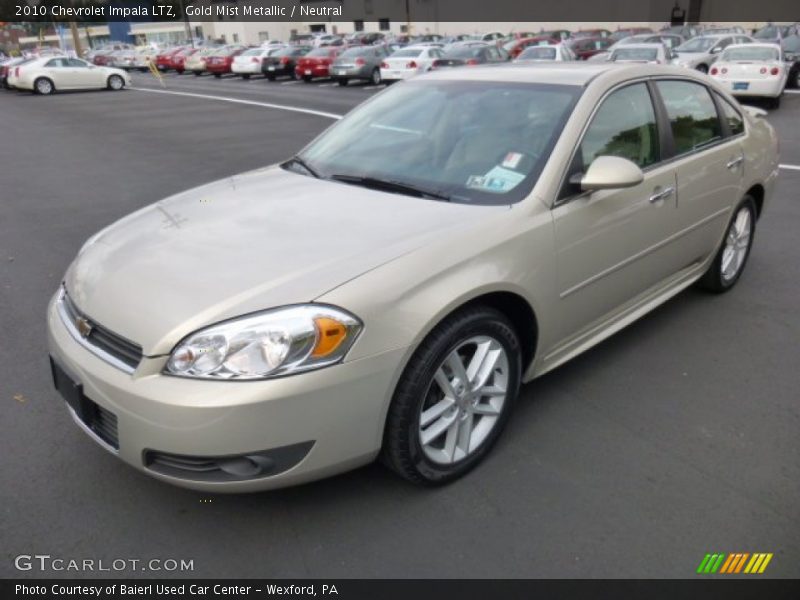 Gold Mist Metallic / Neutral 2010 Chevrolet Impala LTZ