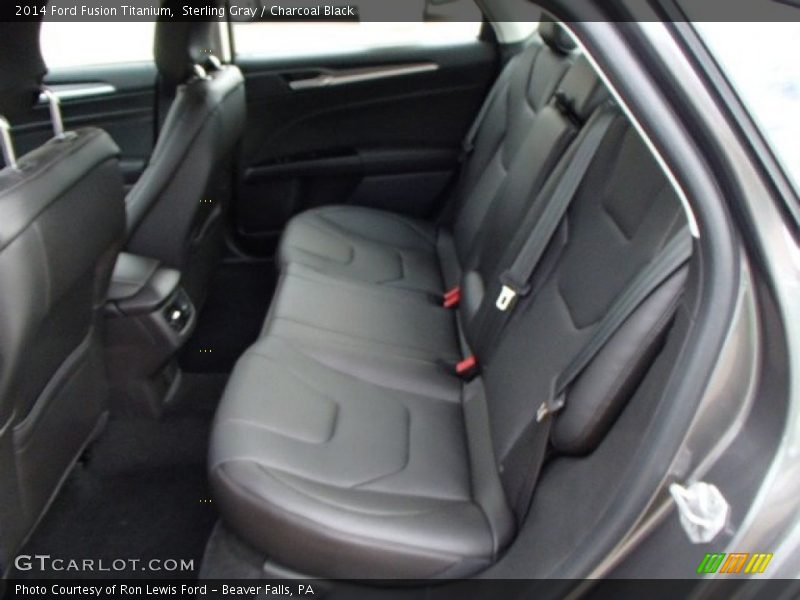 Sterling Gray / Charcoal Black 2014 Ford Fusion Titanium