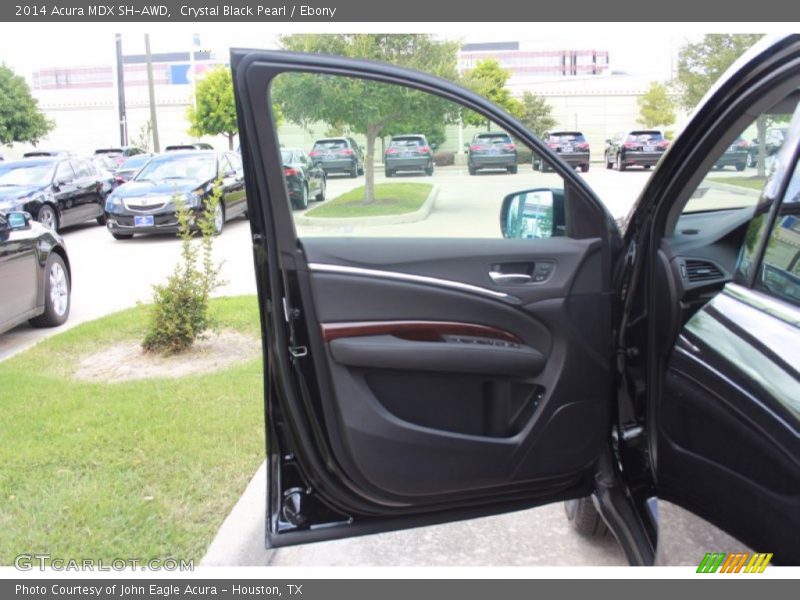 Crystal Black Pearl / Ebony 2014 Acura MDX SH-AWD