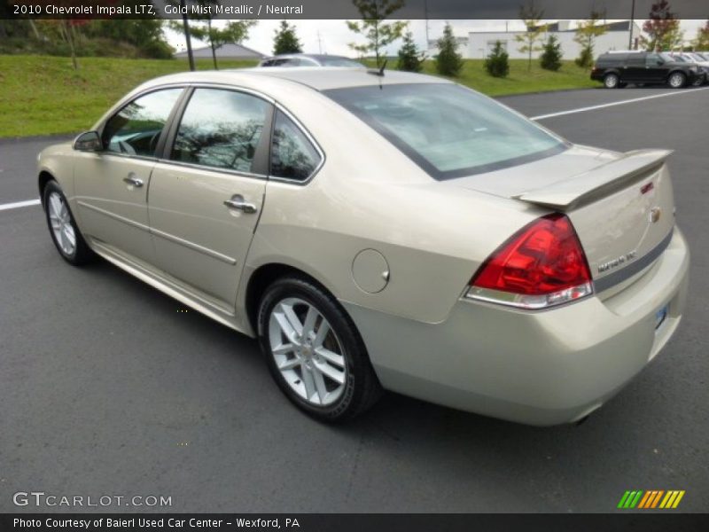 Gold Mist Metallic / Neutral 2010 Chevrolet Impala LTZ