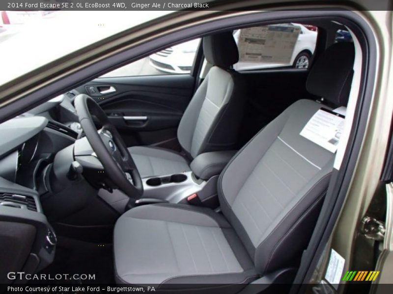  2014 Escape SE 2.0L EcoBoost 4WD Charcoal Black Interior