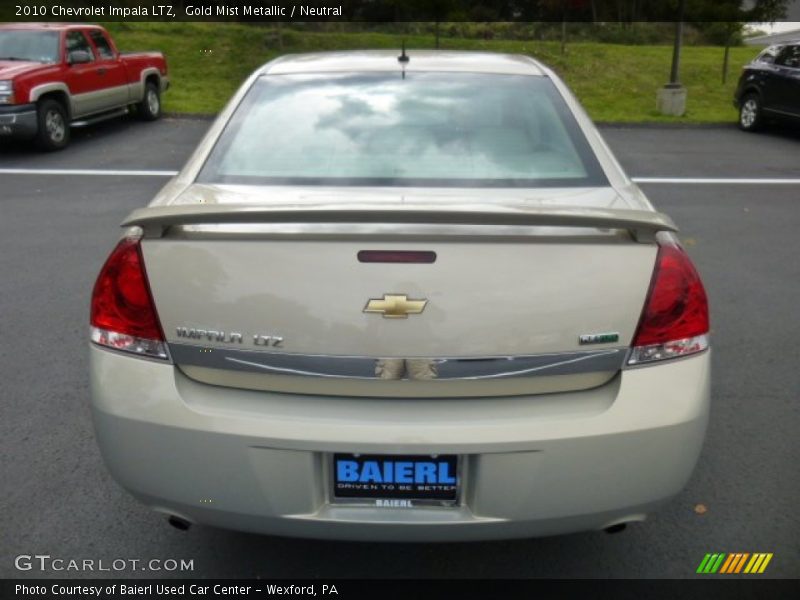 Gold Mist Metallic / Neutral 2010 Chevrolet Impala LTZ