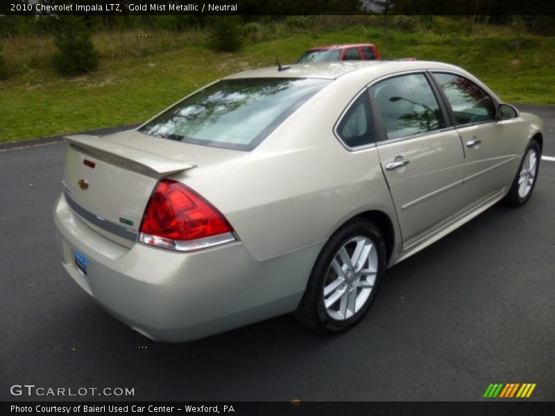 Gold Mist Metallic / Neutral 2010 Chevrolet Impala LTZ
