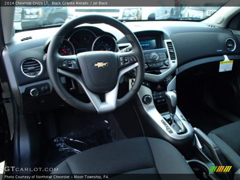 Black Granite Metallic / Jet Black 2014 Chevrolet Cruze LT