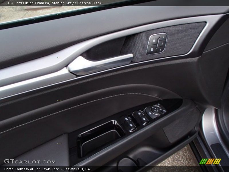 Sterling Gray / Charcoal Black 2014 Ford Fusion Titanium