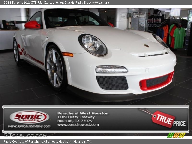 Carrara White/Guards Red / Black w/Alcantara 2011 Porsche 911 GT3 RS