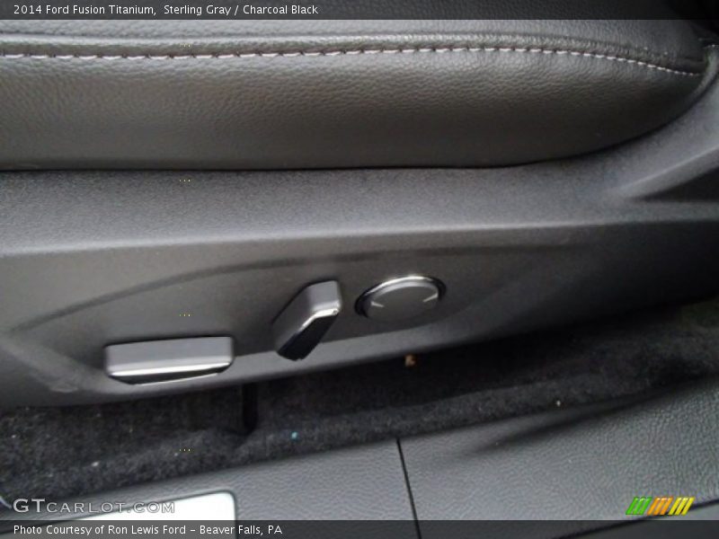 Sterling Gray / Charcoal Black 2014 Ford Fusion Titanium