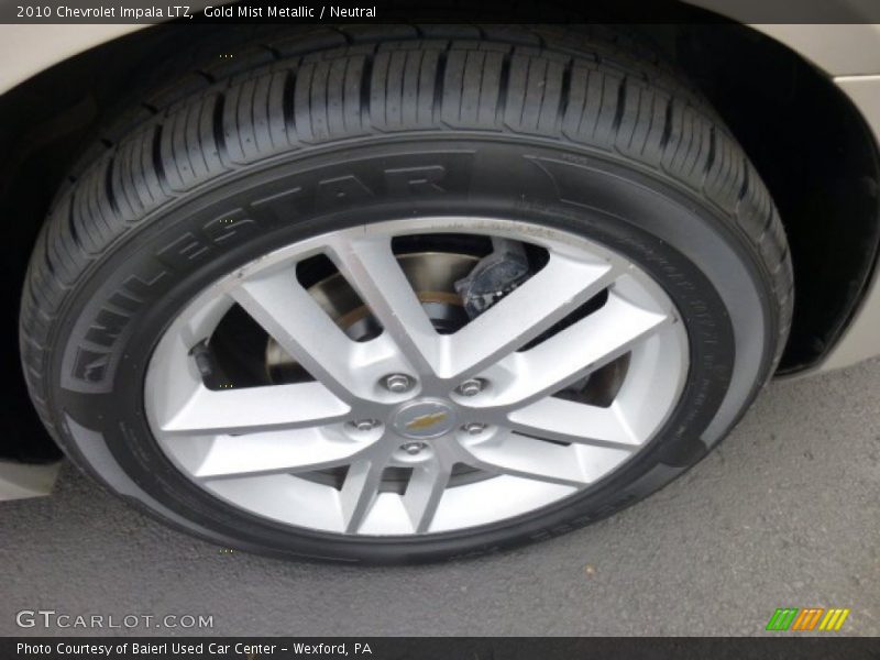 Gold Mist Metallic / Neutral 2010 Chevrolet Impala LTZ