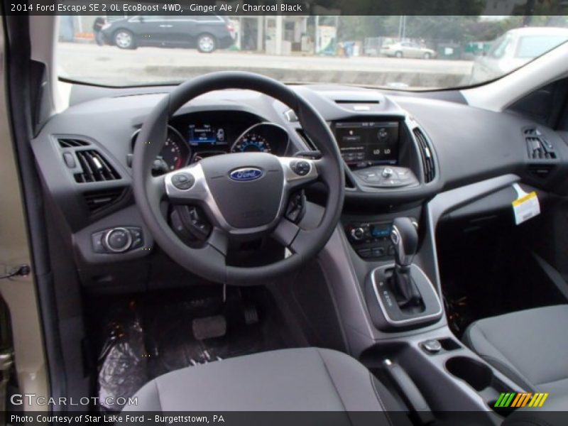 2014 Escape SE 2.0L EcoBoost 4WD Charcoal Black Interior