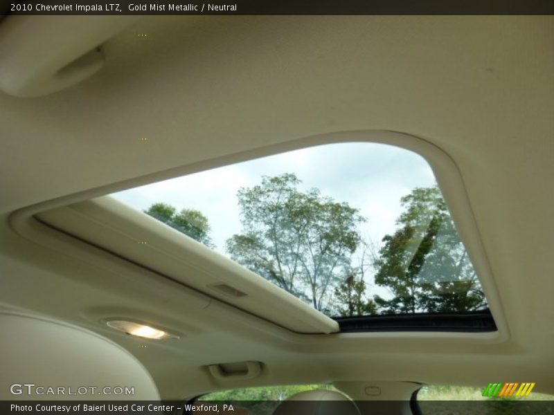 Gold Mist Metallic / Neutral 2010 Chevrolet Impala LTZ